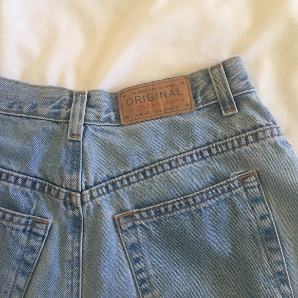 vintage high waisted denim shorts - Picture 5 of 5